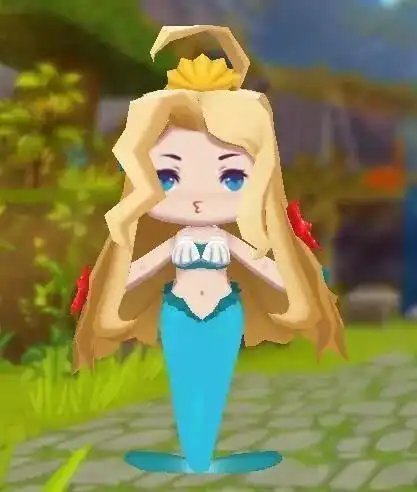 迷你世界新皮肤人鱼米娜简笔画