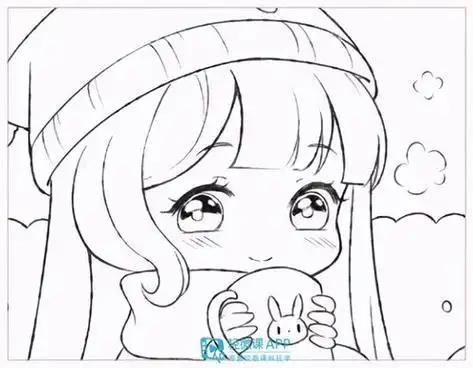 动漫人物简笔画呆萌女动漫人物简笔画呆萌女q版