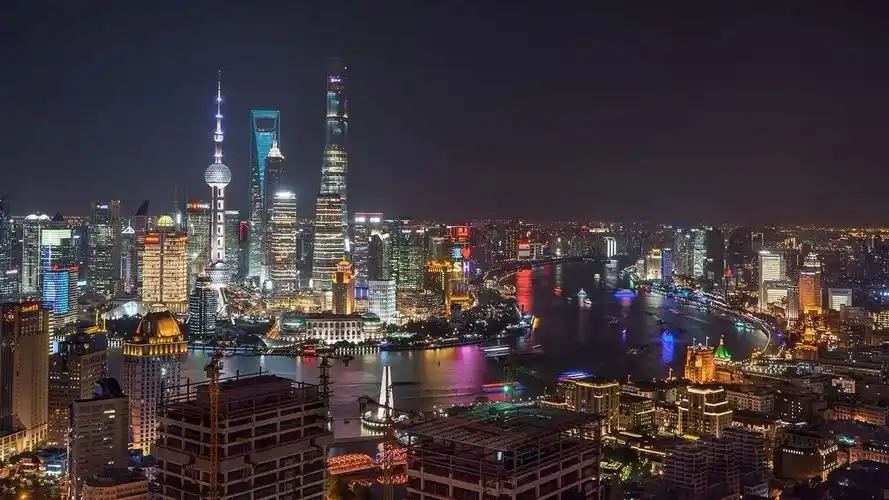 这么漂亮的上海城市夜景你见过吗感觉可以和香港相媲美