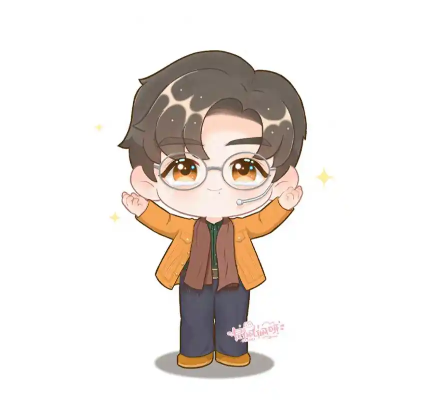 肖战头像,卡通版的肖战,太萌了