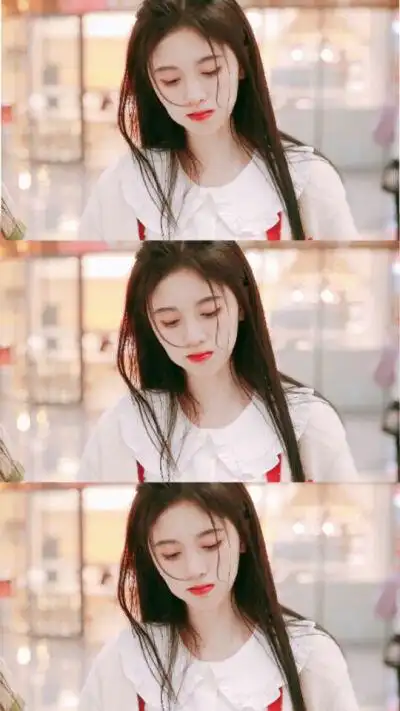 自制鞠婧祎三宫图 拿图点赞