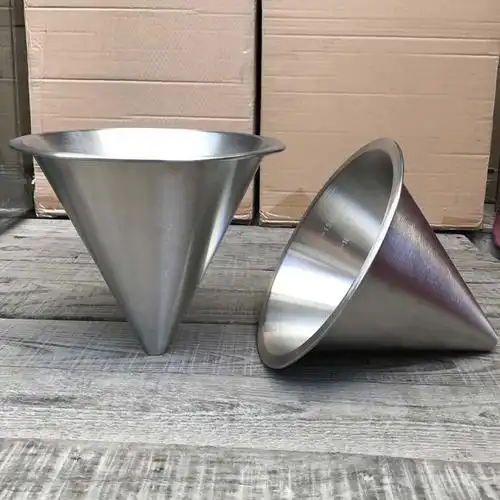 (瑕疵品低价处理)304特大口径不锈钢漏斗 加油 金属倒酒燃油