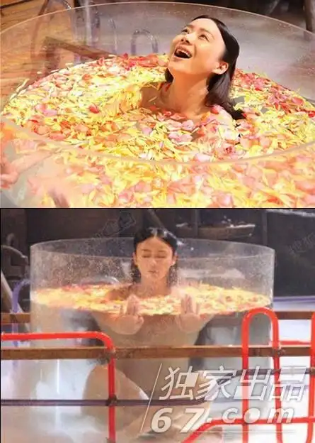 女星沐浴戏香艳撩人这么诱惑的戏竟是这么拍的