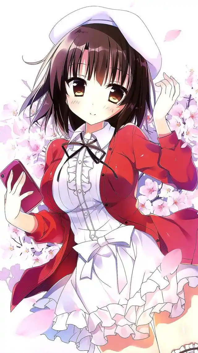 《路人女主的养成方法》动漫壁纸,号称路人王的加藤惠其实很可爱