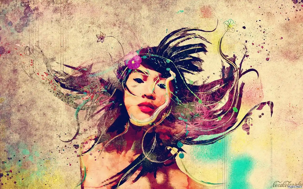 欧美范潮流插画桌面壁纸高清