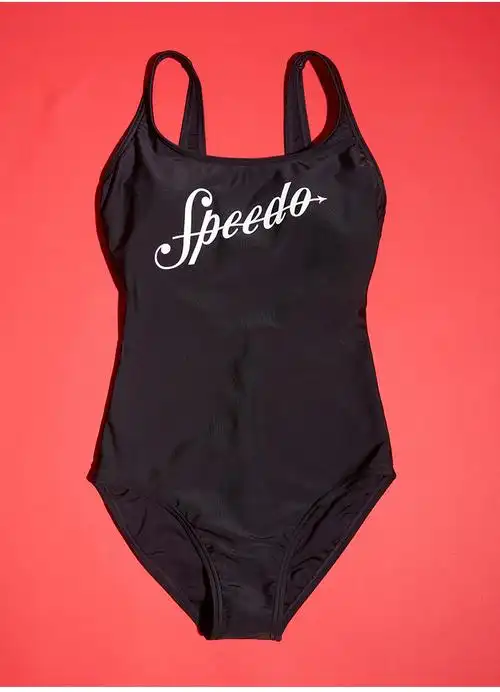 速比涛speedo女士泳衣修身显瘦休闲舒适抗氯防晒海岸线系列初心款女子