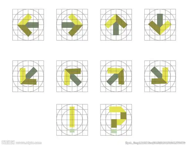 指向符号图形图片