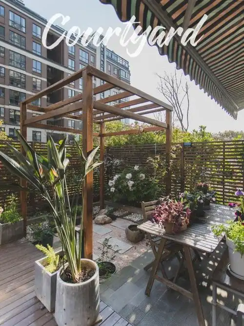 都不想去,就想宅在花园里|月季|绣球花|庭院|栅栏|休闲椅_网易订阅