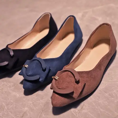 韩范平底尖头鞋大额优惠券