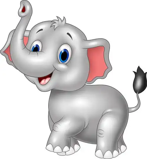 卡通动物大象—正版高清下载,购买_视觉中国图片素材中心