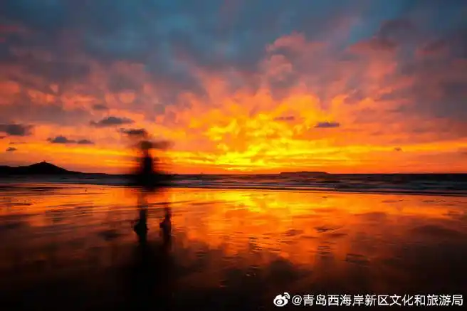 金沙滩##青岛西海岸##景区#  青岛金沙滩景区是国家aaaa级旅游景区