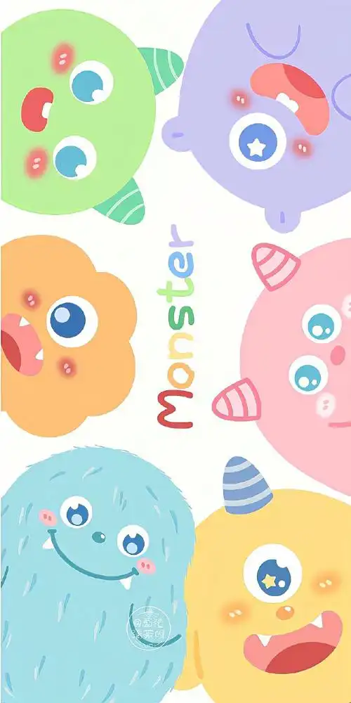 可爱小怪兽壁纸