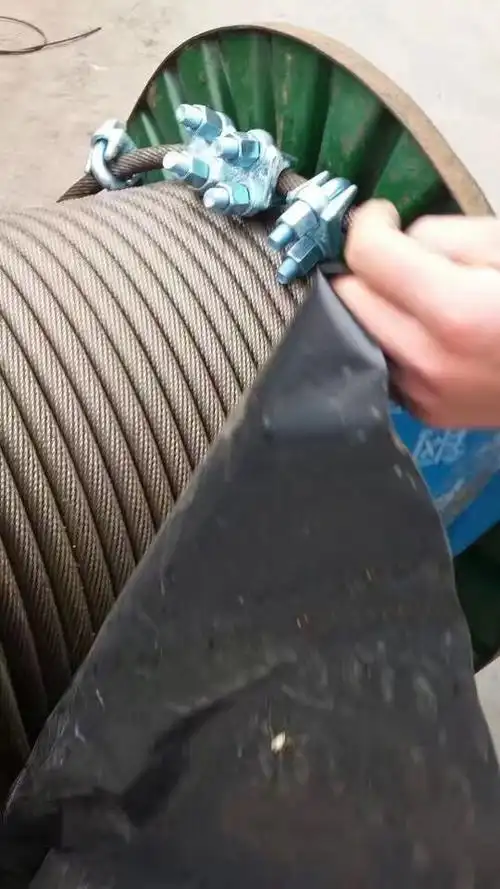 钢丝绳安装步骤和操作