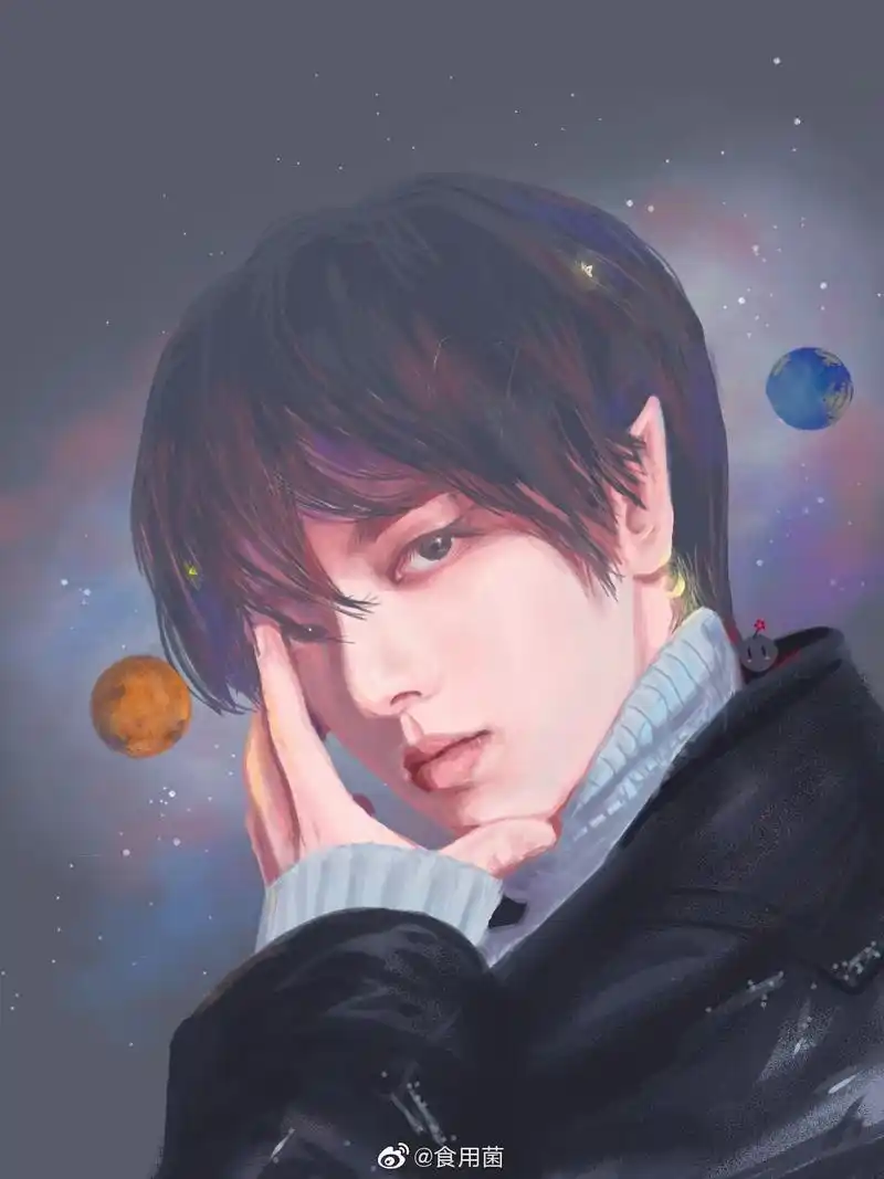 今日饭绘分享|华晨宇,你是我的日月星辰