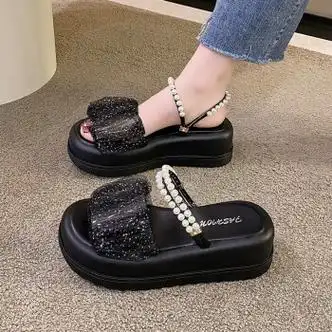 回力四季2024年最新款网红爆款拖鞋女网红厚底拖鞋女夏季外穿两穿凉鞋