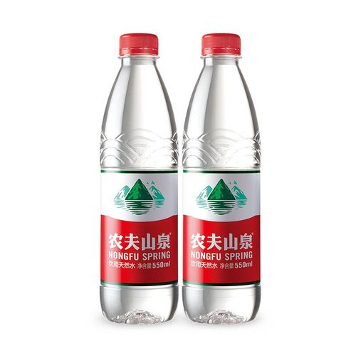 农夫山泉矿泉水550ml24瓶膜装弱碱性天然饮用水