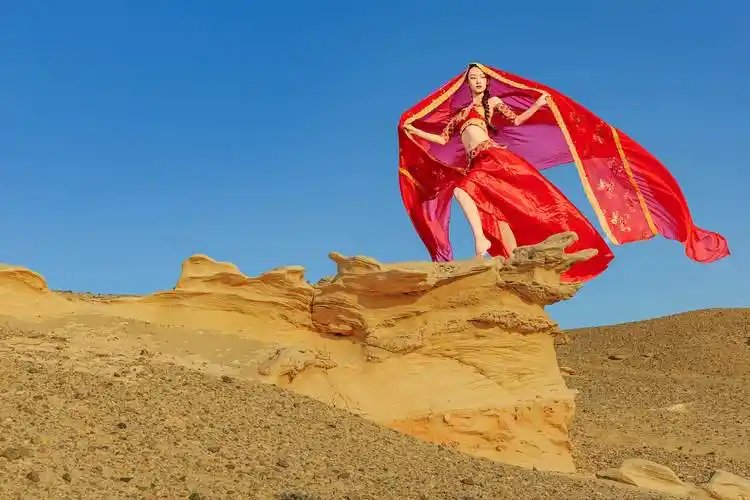 罗布泊无人区风光及人像