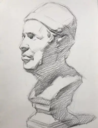 【推荐】素描石膏像步骤及画法|素描石膏像步骤图教程