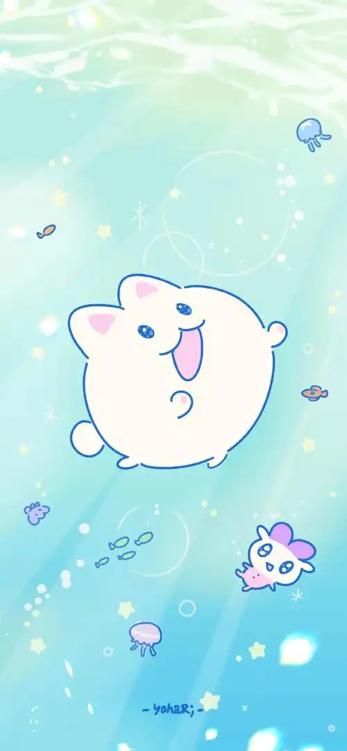 高清壁纸无水印#夏日可爱卡通小清新壁纸