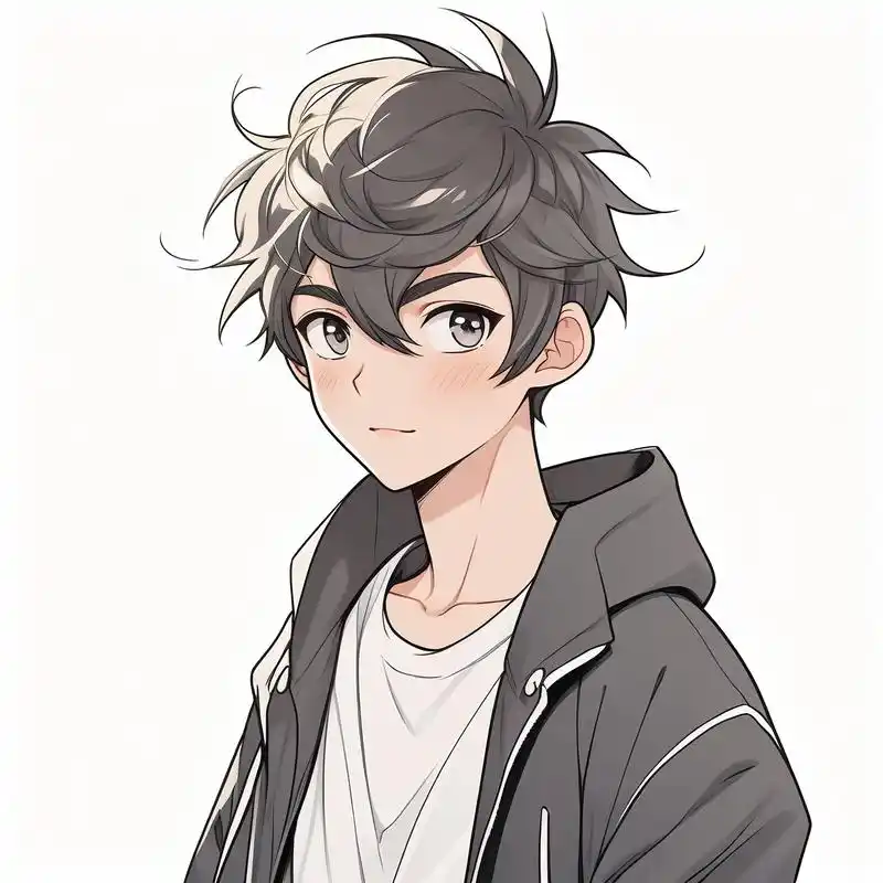 96 简约卡通男生头像大放送!