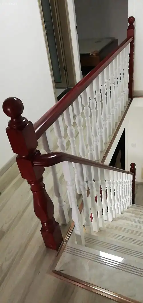 楼梯扶手实木家用橡木护栏飘窗榉木简约现货楼梯扶手