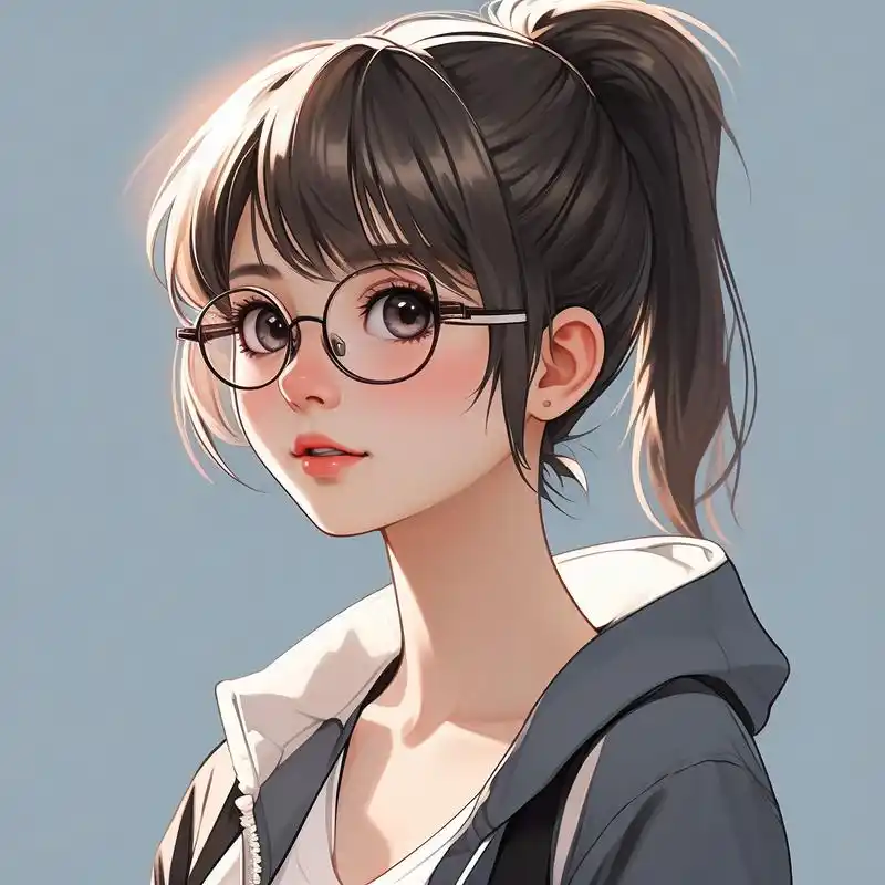 戴眼镜的卡通头像来啦93 谁能拒绝戴眼镜的卡通头像呢,各种风格应有