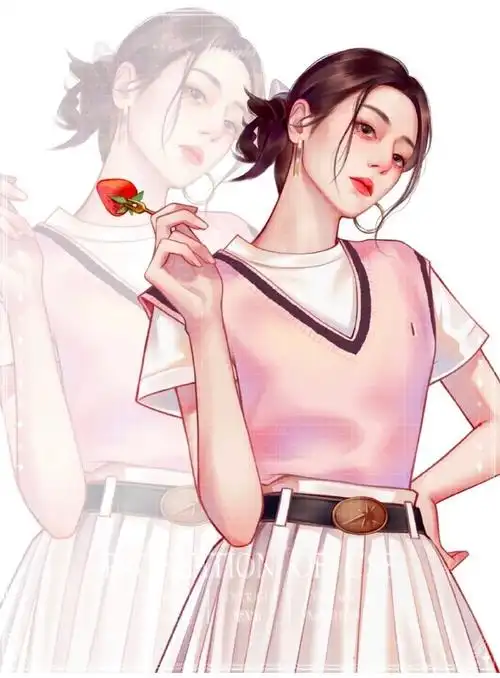 迪丽热巴同人图##迪丽热巴头像