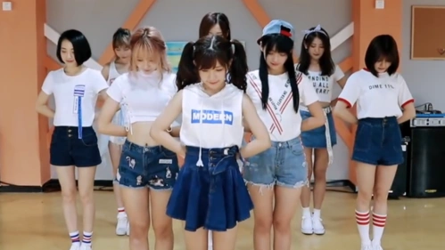 sing女团《123木头人》舞蹈练习室版