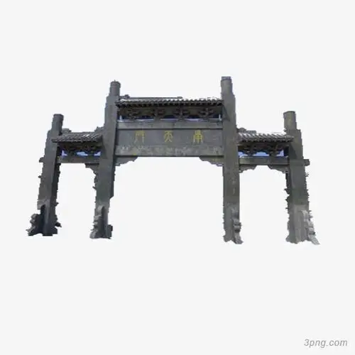 我的南天门png素材透明免抠图片-城市地标