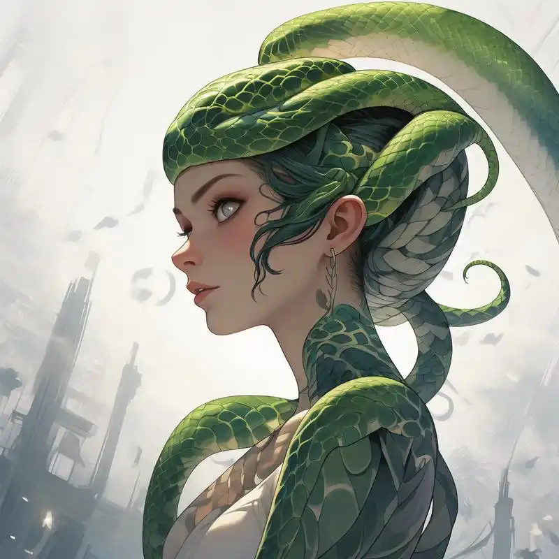 97蛇女头像,神秘又迷人95