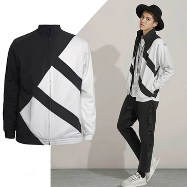 2017新款三叶草男子吴亦凡同款eqt联名夹克外套bk7208