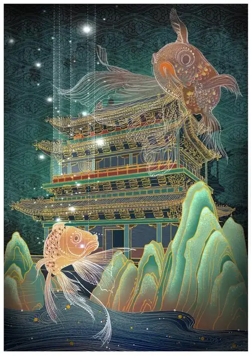 平遥古城|插画|创作习作|老丽啊 - 原创作品 - 站酷 (zcool)