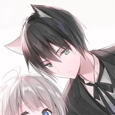 超甜的情侣头像一对两张卡通动漫情侣头像可爱图片