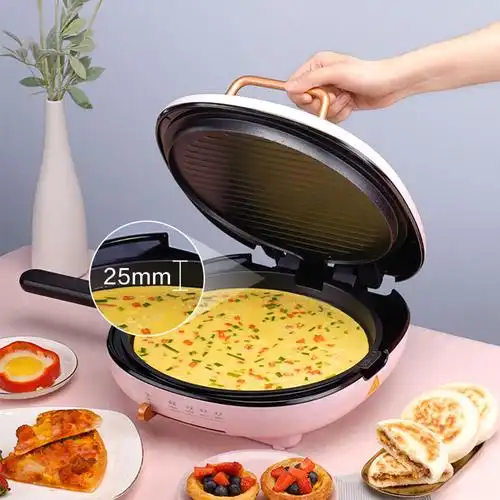 电饼铛煎饼锅加深加大款双面加热电饼档电煎锅可拆洗30p202速脆大火力