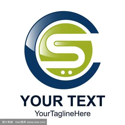 首字母cs标志设计模板元素