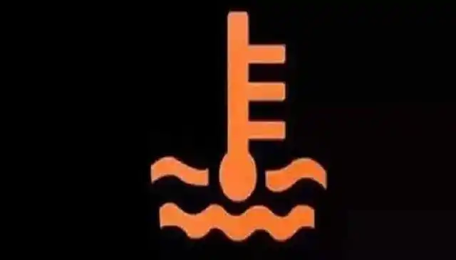 冷却液不足标志