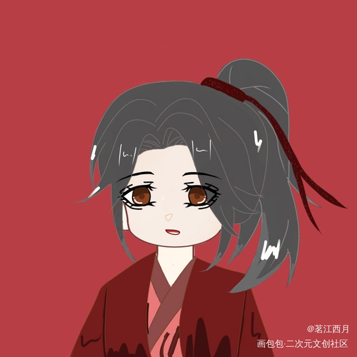 q版马尾温_天涯客温客行绘画作品