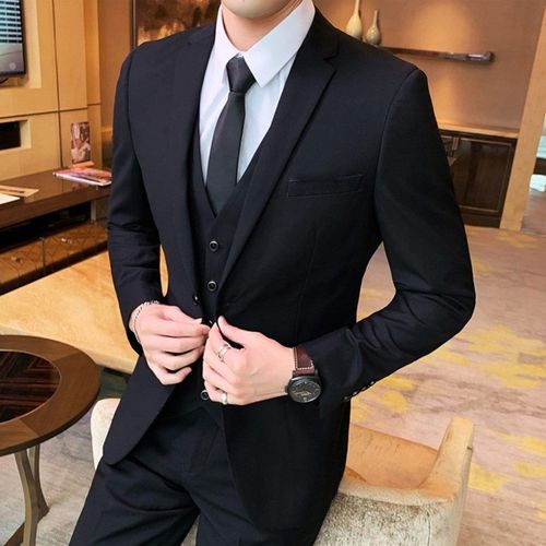 富贵鸟旗舰官方店高质量男性韩版修身西装套装男士商务休闲青少年小