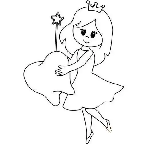 小天小天使的简笔画