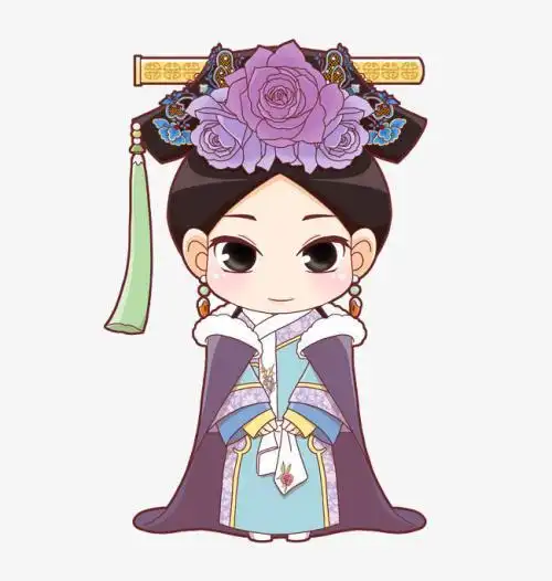 卡通清朝格格头像