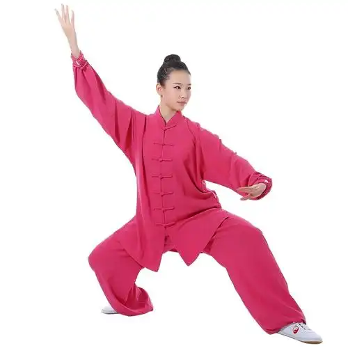 闪电客高弹麻太极服春夏秋季长袖练功服武术太极拳服装中老年