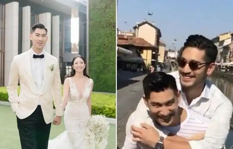 毛加恩婚礼身上藏泪点衣着高以翔自创品牌衣祝福未缺席