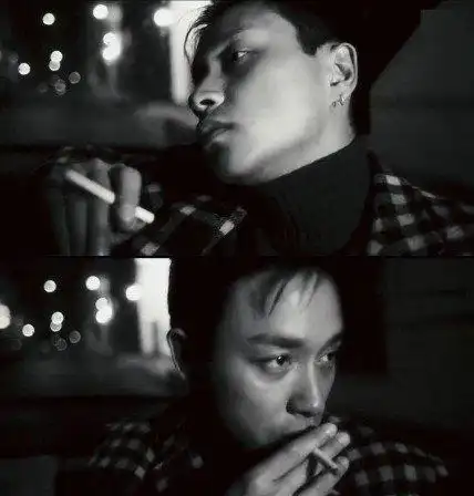 张国荣高清抽烟头像张国荣抽烟高清图片