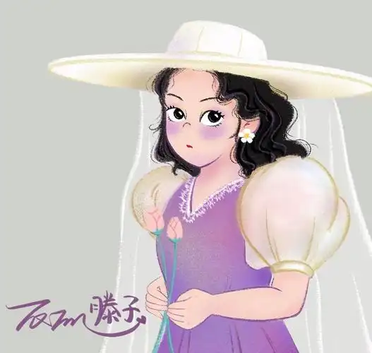 谭松韵q版形象设计/插画