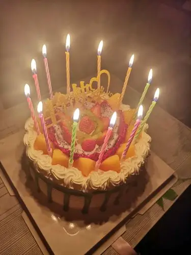 生日蛋糕真的很漂亮