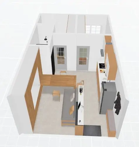 香港小户型,一房改两房