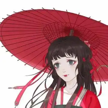 下雨天的撑伞特辑二次女生头像古风红衣女撑伞头像双笙双笙动漫头像