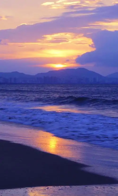 浪漫的黄昏,锁屏图片,高清手机壁纸,风景-回车桌面