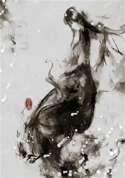 『古风美人』墨染江山的画