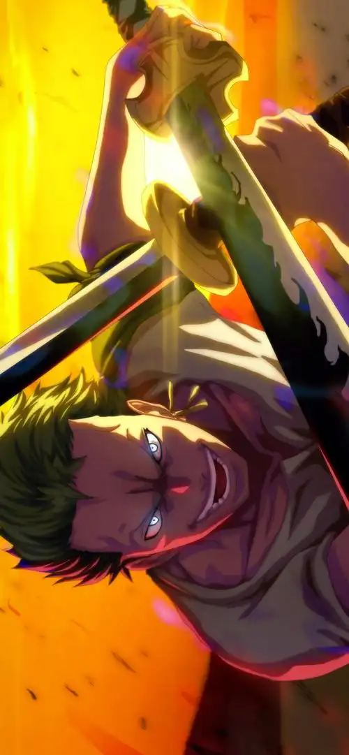 原创海贼王索大风骚帅气壁纸军装索隆和警察索隆你喜欢哪一个